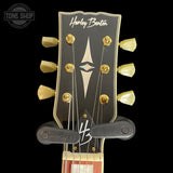 Headstock of Used Harley Benton DC-DLX Gotoh Deluxe Series TSS7598.
