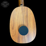 Back of body of Used Enya EVP X1 Ukulele.