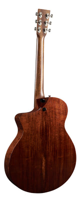 Back of Martin SC-13E Modern Burst Koa.