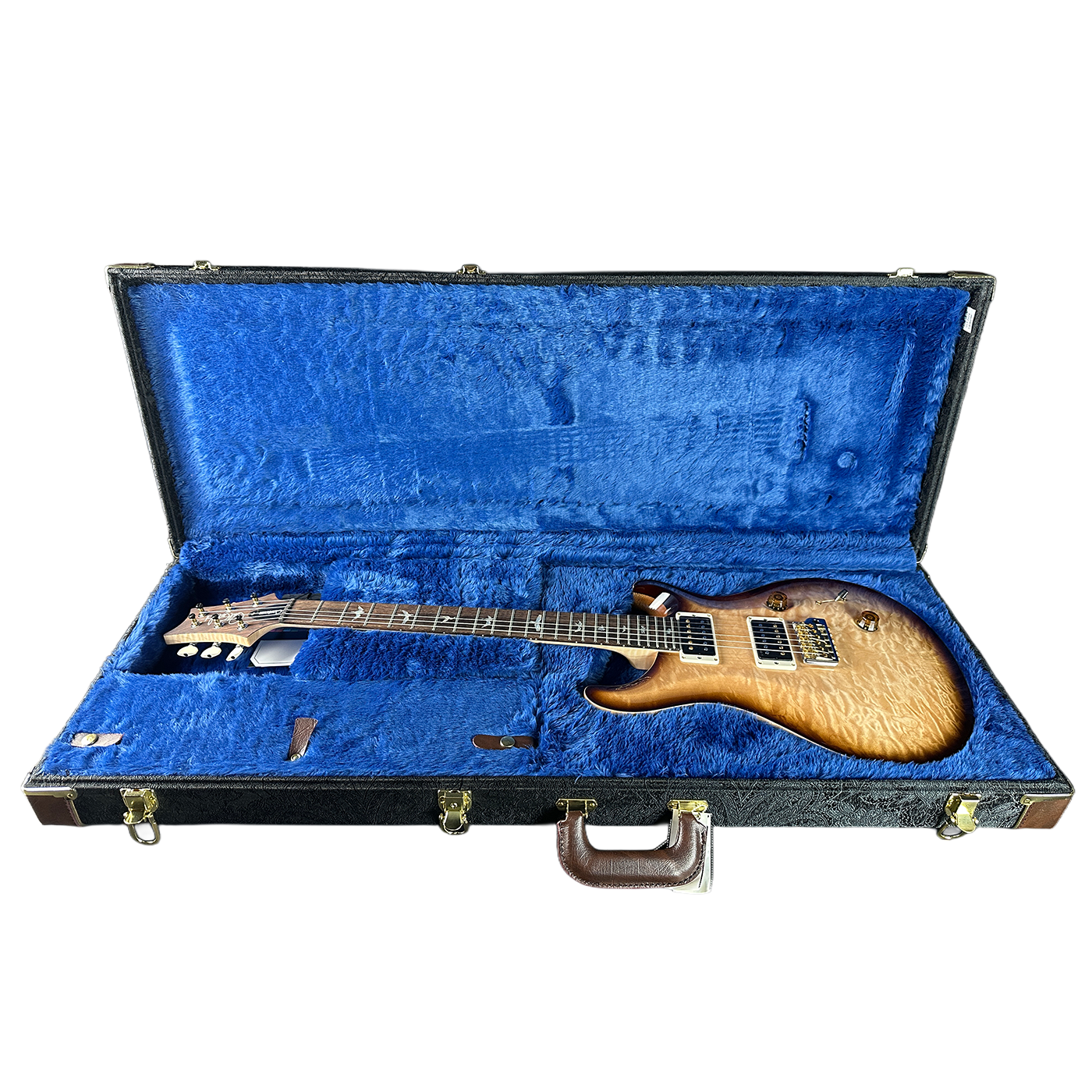 PRS Wood Library Custom 24 Quilt 10 Top Vintage Natural Burst w/case 0406617