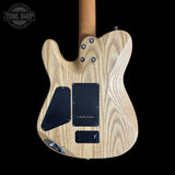 Used Charvel Pro-Mod So-Cal Style 2 24 HH - Natural Ash guitar body with visible brand logo on a black background