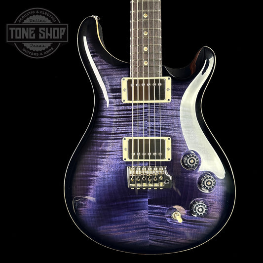 Front of body of PRS Paul Reed Smith DGT David Grissom Trem Purple Mist Moons.