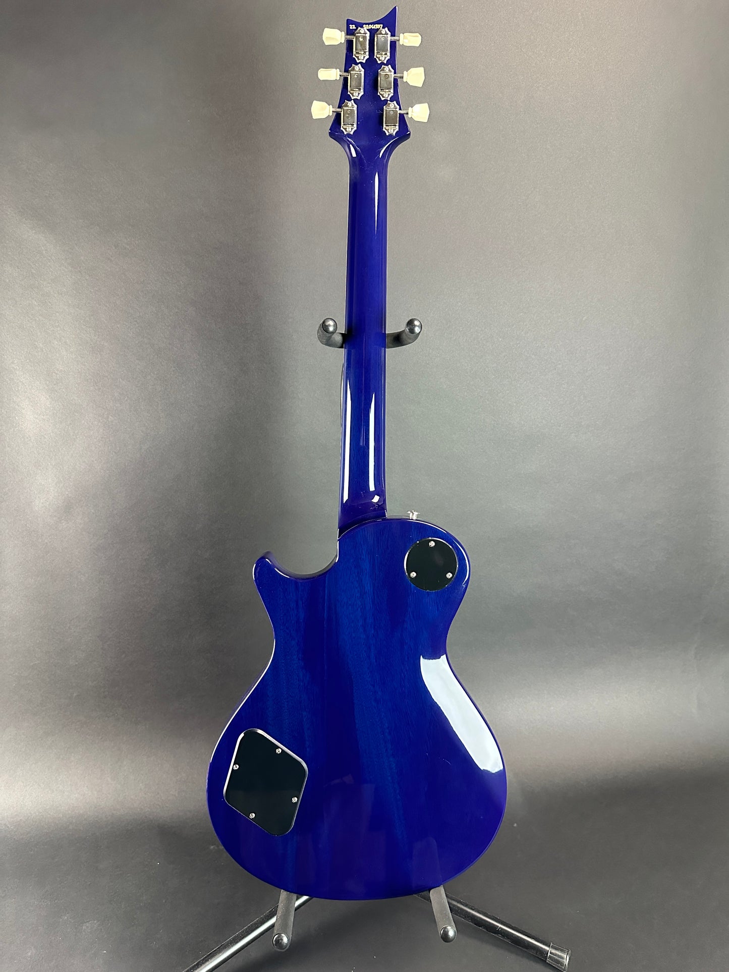 Full back of Used PRS S2 McCarty 594 Singlecut Quilt Makena Blue.