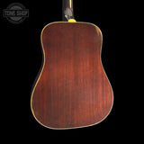 Back of Vintage 1978 Guild D-212.
