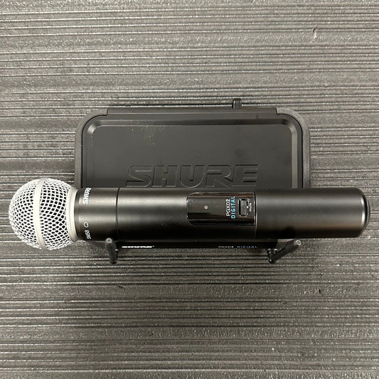 Top of Used Shure PGXD4 Digital SM58 Wireless Mic System TSS4016