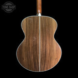 Back of Used 2023 Martin Custom Grand "J" Jumbo Sunburst TFW3239.