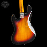 Back of body of Used Squier Classic Vibe 60's Jazz Bass 3TSB TSS7471.