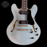 Front of Used Eastman T60/TV-LTD-FB Faded Blue.