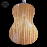 Back of body of Used Alvarez AP610ESHB Parlor Acoustic Guitar.