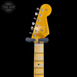 Headstock of Used Fender Custom Shop Ancho Pablano Stratocaster.