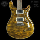 Front of serial number 398688 of PRS 40th Anniversary Custom 24 Limited Edition Tiger Eye.