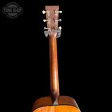 Back of headstock of Used 2022 Epiphone SG Les Paul Heritage Cherry.