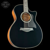 Front angle of Taylor Prototype 514ce Japan Limited Blacktop.