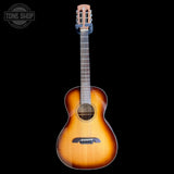 Full frontal of Used Alvarez AP610ESHB Parlor Acoustic Guitar.
