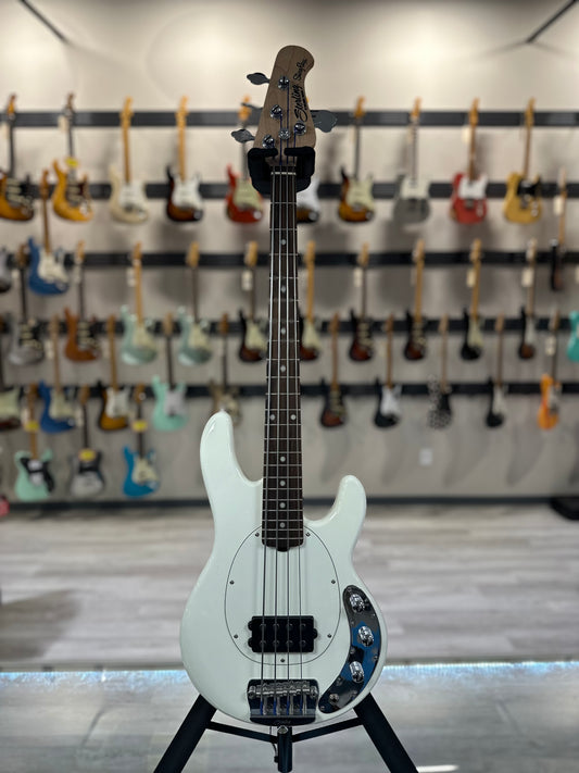 Full front of Used Sterling By MusicMan StingRay Short Scale Bass TSS4036