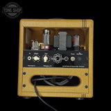 Back of Used Swart Space Tone Jr 5w Combo Guitar Amplifier TSS7267.