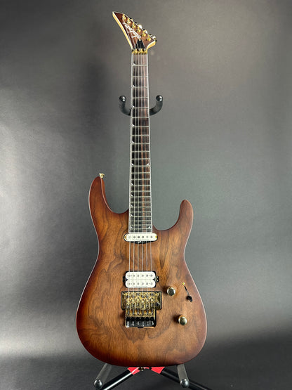 Full front of Used Jackson Concept Series Soloist SL Walnut HS.