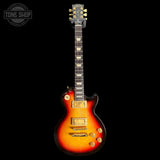 Full frontal of Used 2008 Gibson Les Paul Studio Triburst.