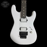 Front of Used 2022 Charvel Jim Root Signature Pro-Mod San Dimas Style 1 HH FR E White.