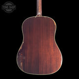 Back of body of Used Epiphone Slash Signature J-45 November Burst.