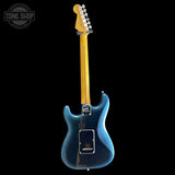Back of Used Fender American Professional II Stratocaster Dark Knight.