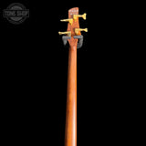 Back of headstock of Used Ibanez SDGR SR800 Amber.