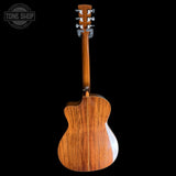 Back of Used 2005 James Goodall RGCC Rosewood Grand Concert Cutaway.