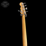 Back of headstock of Used Reverend Triad 5 Army Green.