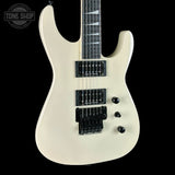 Front angle of Used Jackson Custom Shop TSG SL2H Illuminati Vanilla Shake.