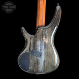 Back of body of Used Ibanez SRMS805 5 String Multi-Scale Bass Deep Twilight TSS7621.