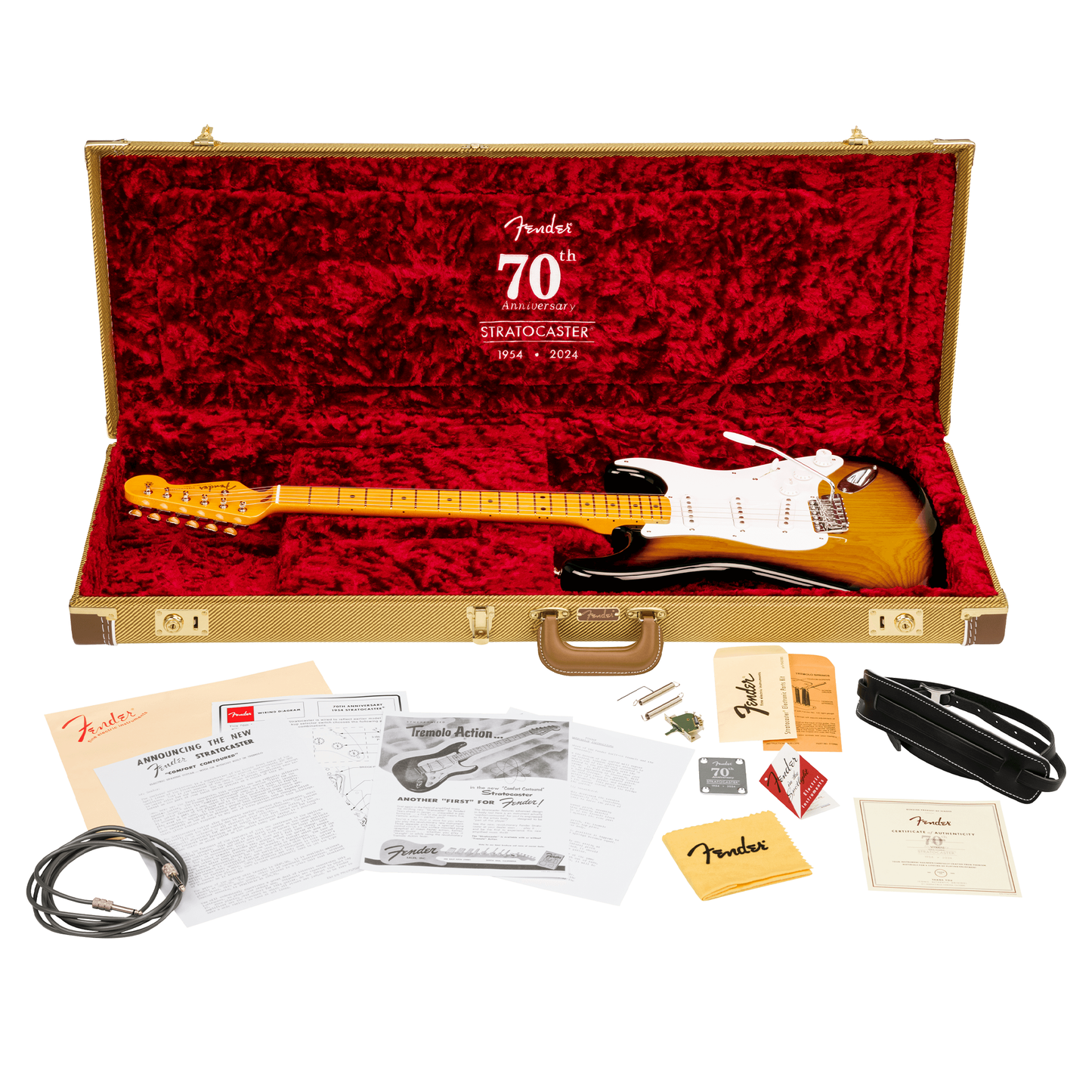 Fender 70th Anniversary American Vintage II 1954 Stratocaster MP 2-Color Sunburst