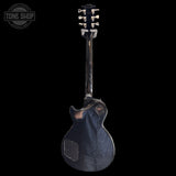 Back of Used 2025 Gibson Les Paul Studio Session Trans Ebony Burst.
