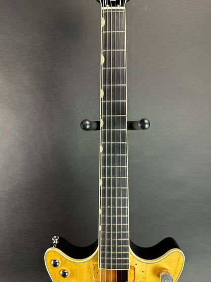 Fretboard of Used Gretsch G6131T-MY Malcolm Young Signature Jet Ebony Fingerboard Natural.