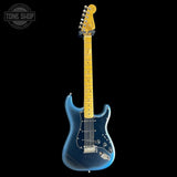 Full frontal of Used Fender American Professional II Stratocaster Dark Knight.