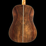 Back of body of Martin Custom Shop 28 Style 12 Fret Dread Adirondack/WEIR.