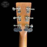 Back of headstock of Used 2026 Martin GPC-13 Acoustic.