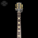 Headstock of Used 2008 Gibson Les Paul Studio Triburst.