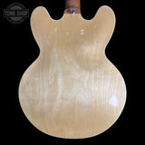 Back of body of Used Epiphone 335 Dot Natural TSS7452.