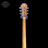 Back of headstock of Used Epiphone 335 Dot Natural TSS7452.
