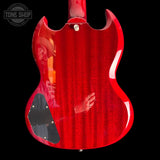 Back of body of Used Epiphone SG Pro.