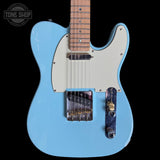 Front of Used T-Style Parts Guitar Robin Egg Blue TSS7672.