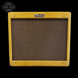 Front of Used 2015 Fender Blues Junior Lacquered Tweed 15 Watt 1X12 Amplifer TSS7642.