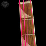 Neck of Used 2021 Jackson X Series CBXDX IV Bass Rocket Red TSS7563.