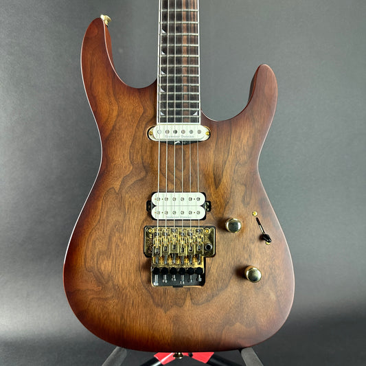 Front of Used Jackson Concept Series Soloist SL Walnut HS.