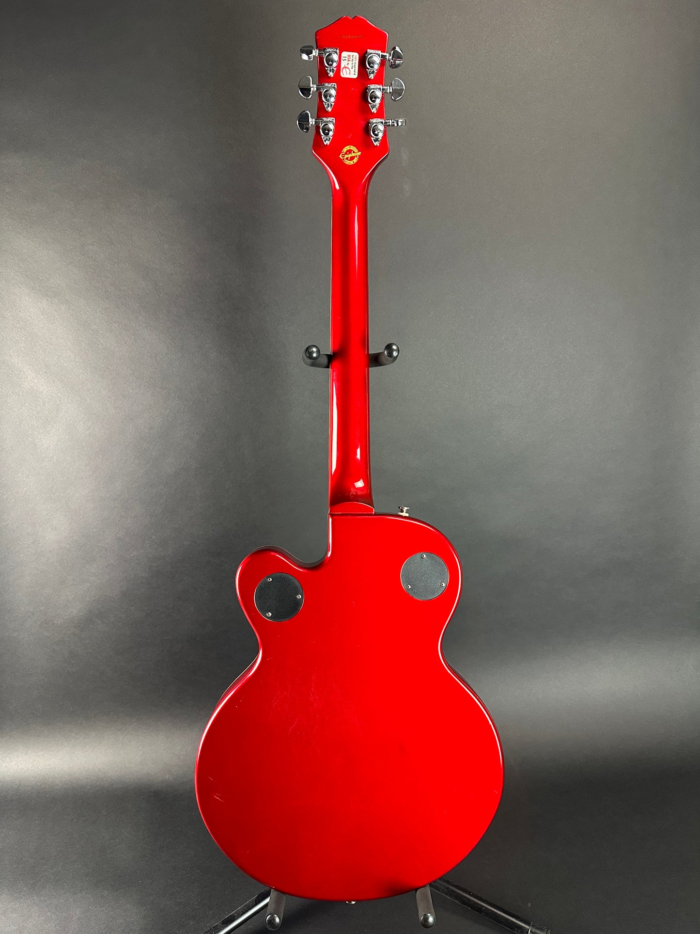 Full back of Used Epiphone Wildcat Red.