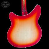 Back of body of Used 2025 Rickenbacker Fire-Glo.