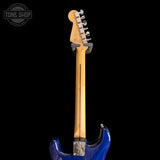 Back of neck of Used 2021 Fender LTD Player Stratocaster HSS Plus Top Blue Burst TSS7319.