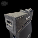 Left side of Used Randall RG100 ES XP Amplifier Head 100 Watt TSS6900.