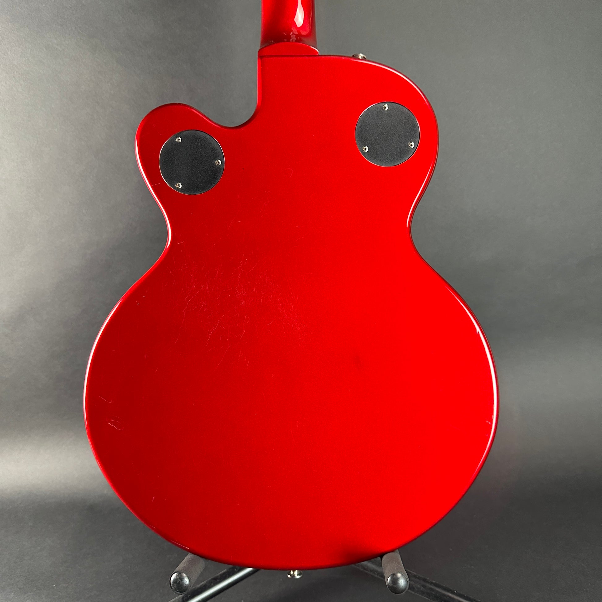 Back of Used Epiphone Wildcat Red.