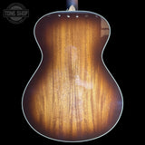 Back of body of Used Breedlove Legacy Concerto Vintage Sunburst.